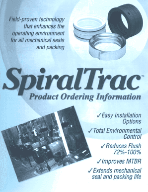 EnviroSeal SpiralTrac Order Form