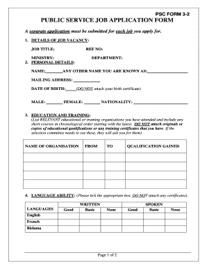 Png air job application form pdf - ministry of education application form