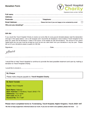Donation Form