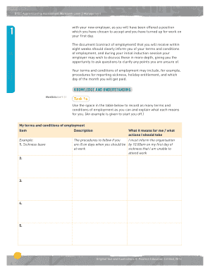 BTEC Apprenticeship Induction Workbook