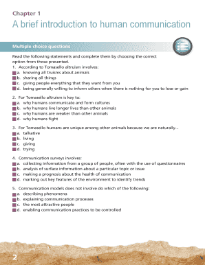 Communication Studies Student Workbook