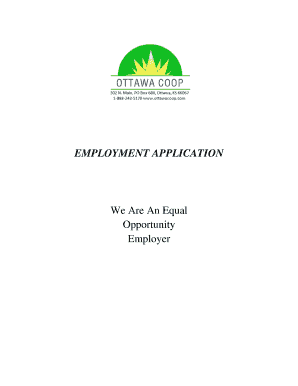 Employment Application Form