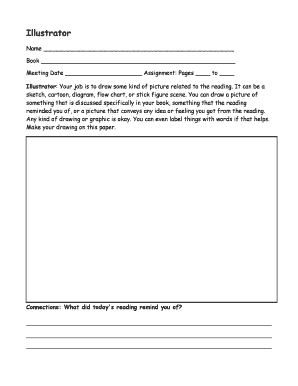 Illustrator Assignment Form