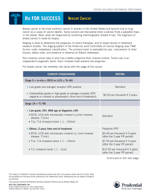 Rx for Success Breast Cancer Underwriting Form