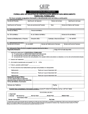 Formulario de Solicitud de Certificación Médica