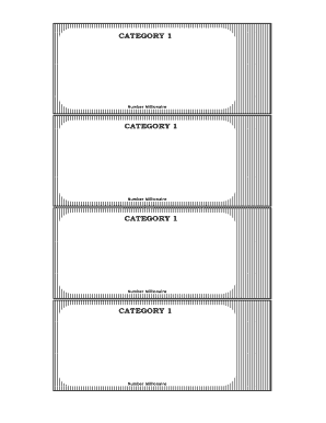Question Creation Template