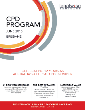 Legalwise Seminars CPD Membership Registration