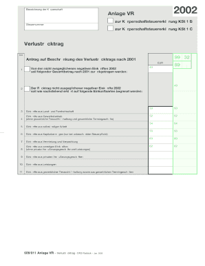 Anlage VR 2002