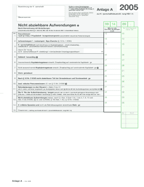 Anlage A 2005