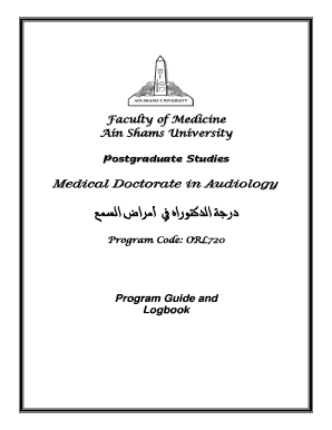 Medical Doctorate in Audiology - Ain Shams University - med asu edu