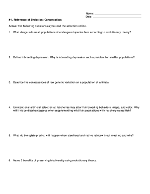 Evolution Study Guide