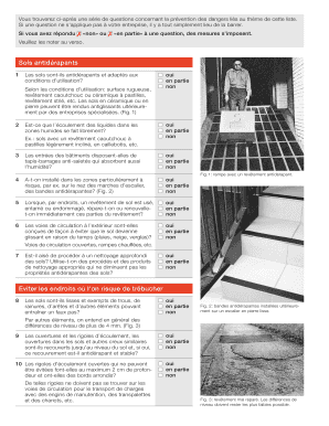Liste de contrôle de sécurité pour les sols