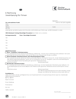 E-Rechnung Vereinbarung für Firmen