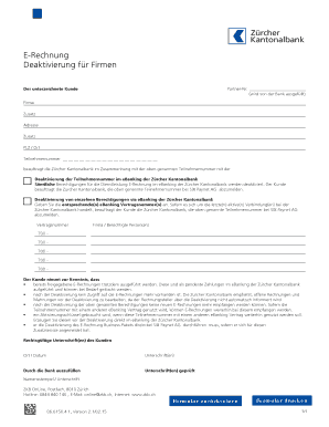 E-Rechnung Deaktivierung für Firmen
