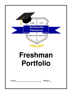 Freshman Portfolio Template