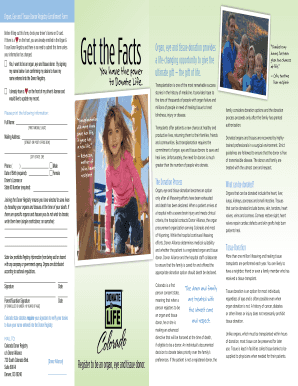 Organ Donor Registry Enrollment Form