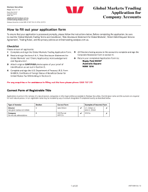 Global Markets Trading Application for Company Accounts