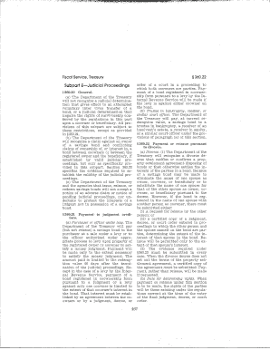 US Treasury Savings Bond Forfeiture Form