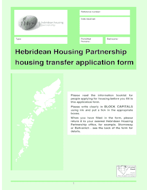 Housing Transfer Application Form