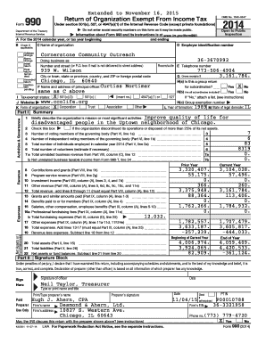 Form 990 2014