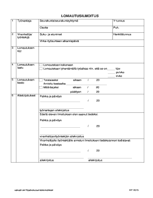 Finnish Employment Layoff Notice