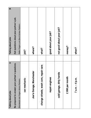 Job Interview Worksheet