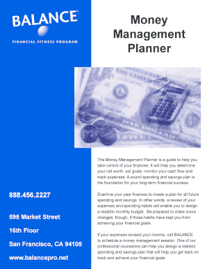 Money Management Planner - BALANCE