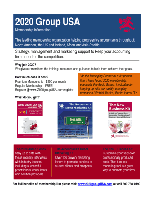 2020 Group USA Membership Application