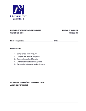 English Language Accreditation Exam
