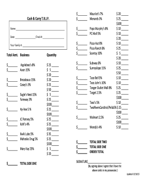 Expense Reimbursement Form
