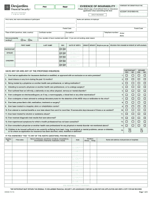 Contrat d'assurabilité ou police collective