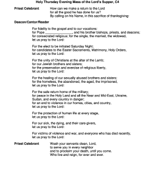 Catholic Holy Week and Easter Prayers
