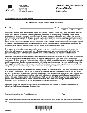 Authorization for Release of Medical Records
