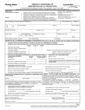 Preuve d’assurabilité