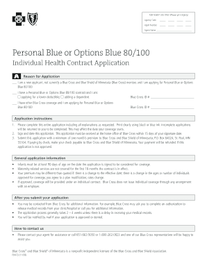 Individual Health Contract Application