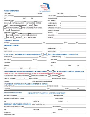 Florida Medical Clinic Consent Form