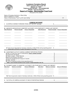 Louisiana Cemetery Board 3445 N