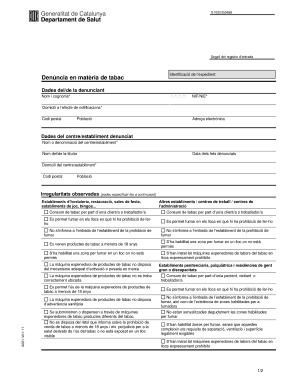 Tobacco Violation Complaint Form