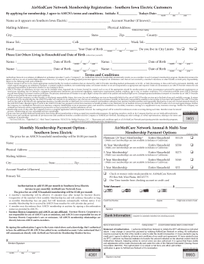 AirMedCare Network Membership Registration