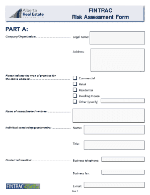 Real Estate Compliance Questionnaire