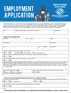 Employment Application Form