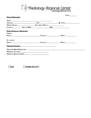 Medical Insurance Form