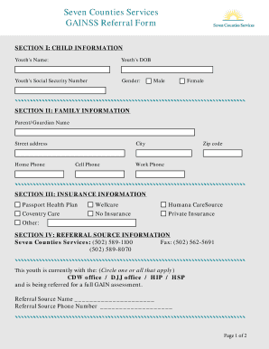 GAINSS Referral Form