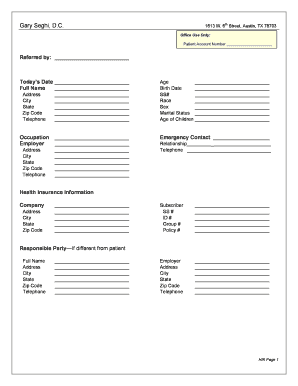 Patient Intake Form