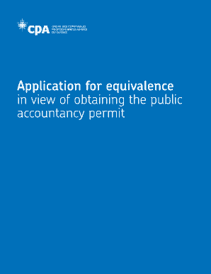 Application for Public Accountancy Permit