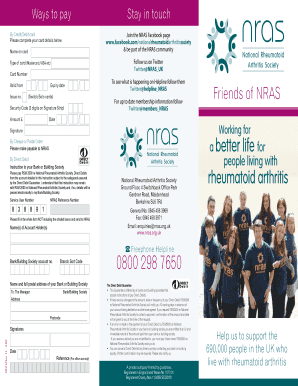 NRAS Membership and Donation Form