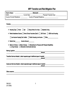 Mitigation plan example - Passages Transition Plan - Arkansas