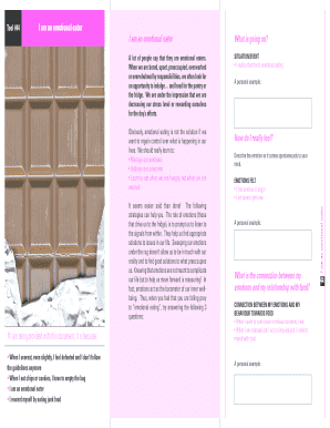 Emotional Eating Self-Assessment Form