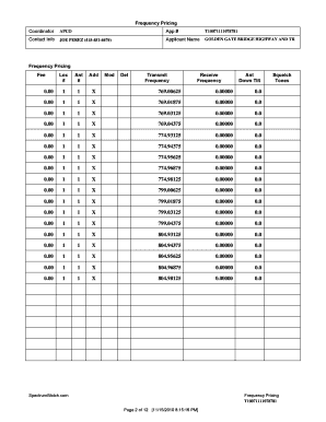 Spectrum Request Form