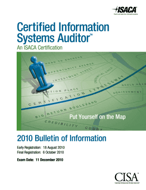CISA Certification Exam Registration Form
